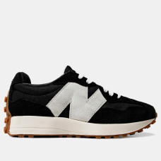 New Balance 327 Black Metallic Silver