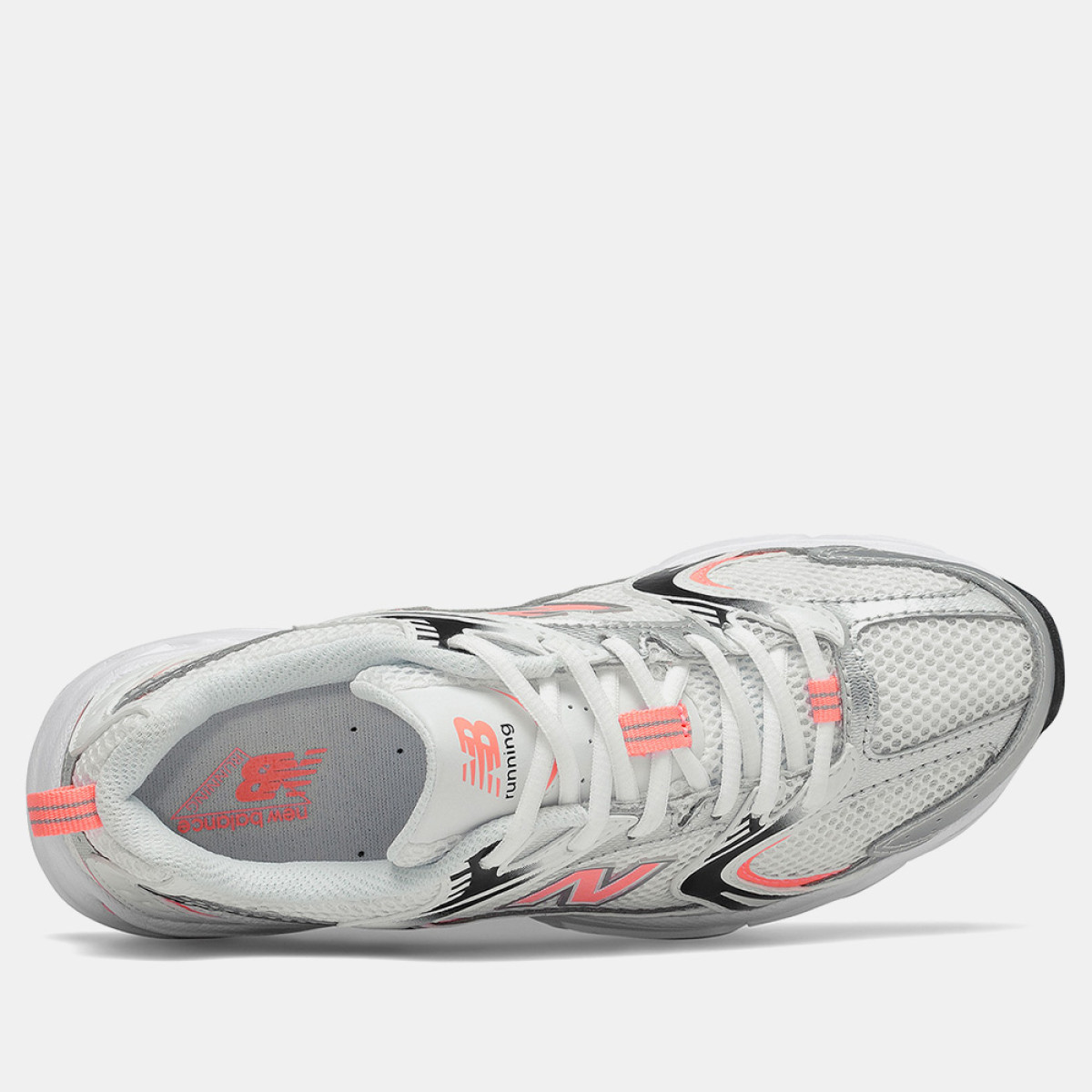 New Balance 530 White Pink Silver