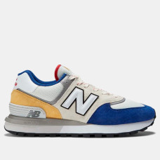 New Balance 574 Legacy White Blue Yellow